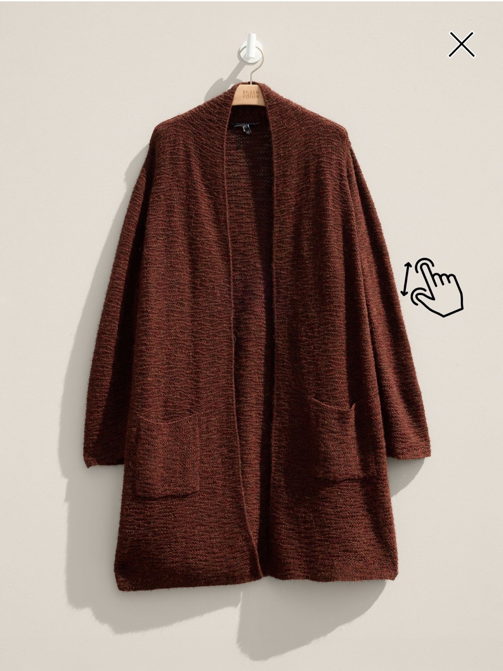 Eileen Fisher Bruco cardigan baby alpaca